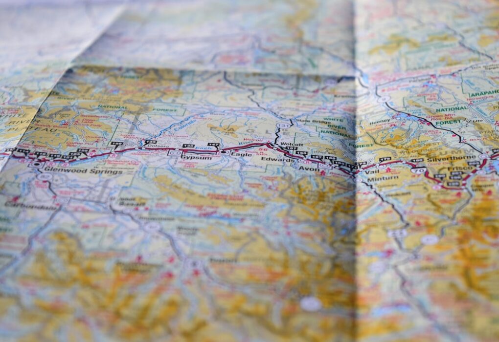 Photo Global migration patterns: - World map